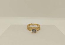 Inel Dama Aur14k cu Pietre Zirconiu- Te Iubesc