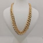 Lant dama cu zale Aur 14k