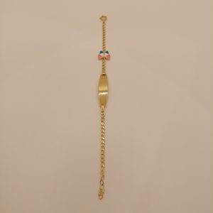 Bratara pentru Copii din Aur De 14k cu Tablita