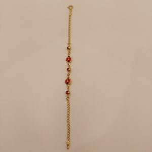 Bratara pentru Copii din Aur 14k cu Pandantive