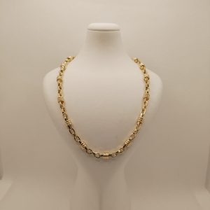 Lant Barbati Din Aur De 14k