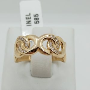 Inel Dama Din Aur De 14k