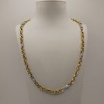 Lant Barbati Din Aur De 14k