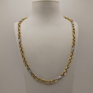 Lant Barbati Din Aur De 14k