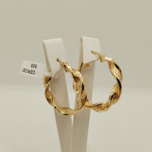 Cercei Dama Din Aur De 14k