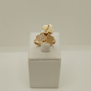 Inel dama din Aur 14k cu pietre Zirconiu