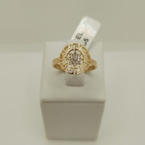 Inel dama din Aur 14k cu pietre Zirconiu