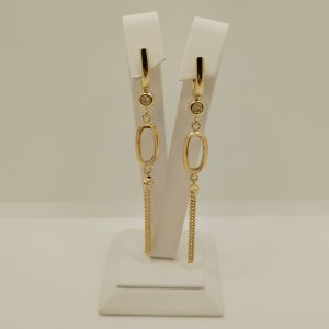 Cercei Dama din Aur de 14k