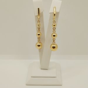 Cercei Dama Din Aur De 14k