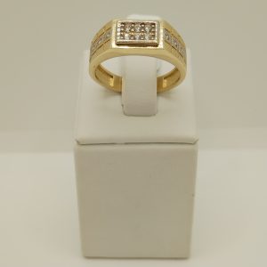 Inel Barbati Din Aur De 14k