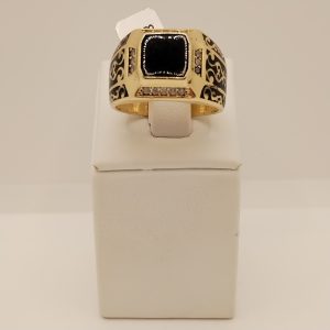 Inel Barbati Din Aur De 14k