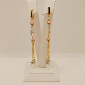 Cercei Dama Din Aur De 14k