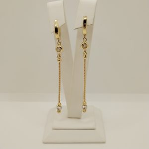 Cercei Dama Din Aur De 14k