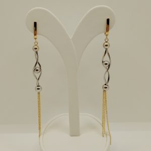 Cercei Dama Din Aur De 14k